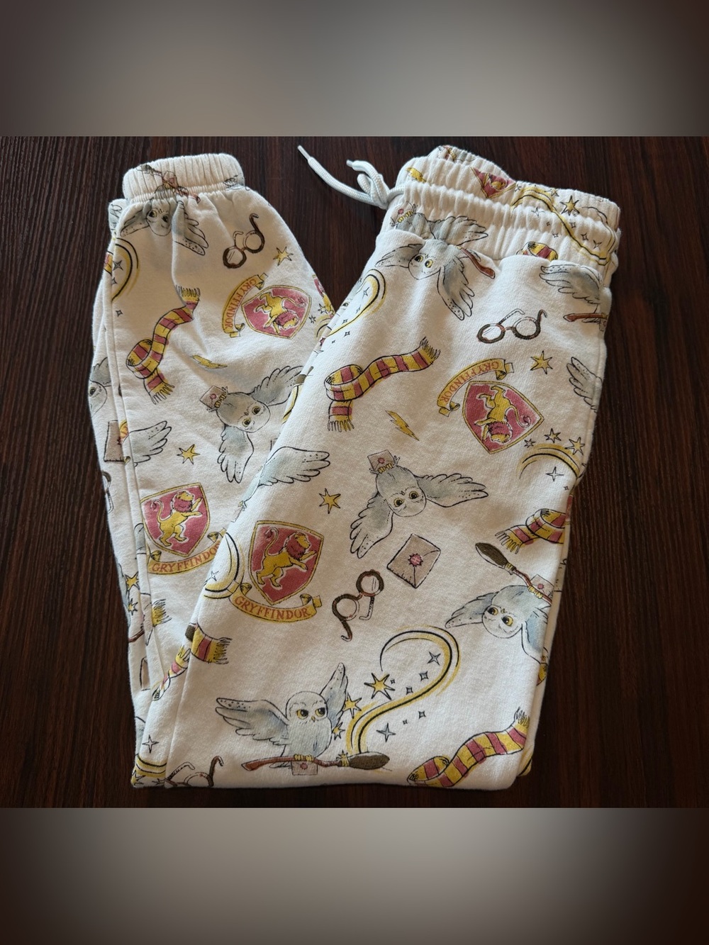 Harry Potter Women’s Gray Gryffindor Jogger SweatPants Size S